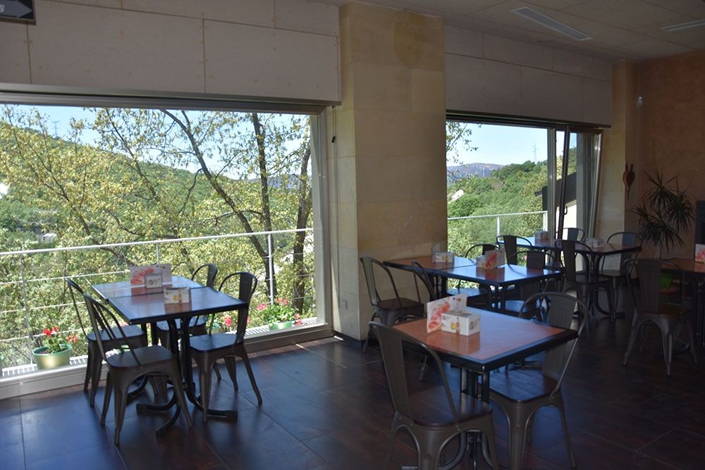 cafetería cerca de sanabria